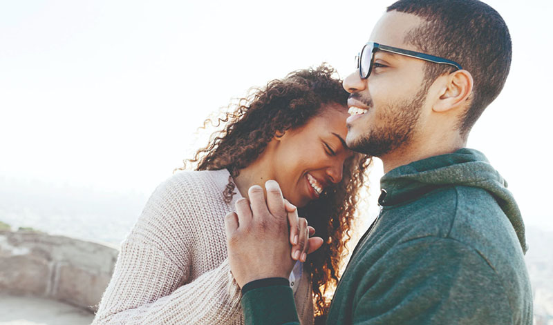 Hugging Couple
